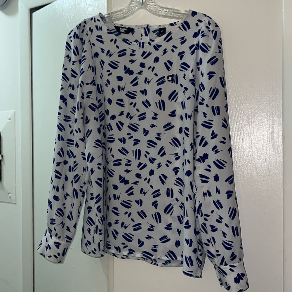 Women’s Lands’ End Chase Blouse!